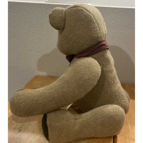 Vintage Real Bear Original Button Eyes Jointed Tan Large Teddy‎ 19 Inch - Picture 3 of 8